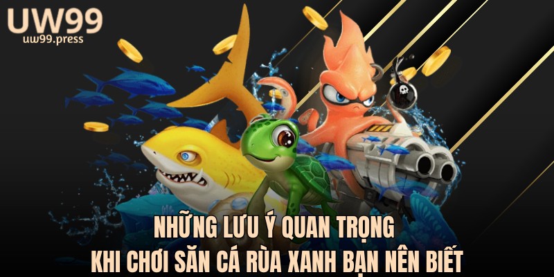 Những lưu ý quan trọng khi chơi săn cá rùa xanh bạn nên biết